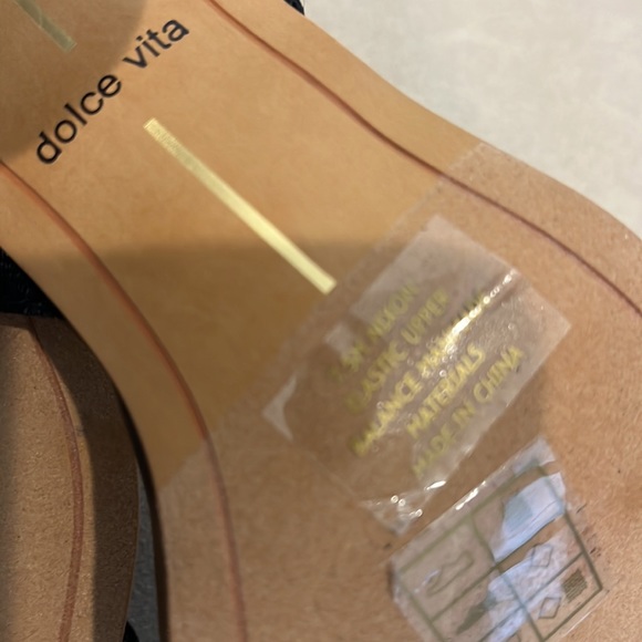 Dolce Vita Nixon Sandal Size 7.5 Black - Picture 10 of 10